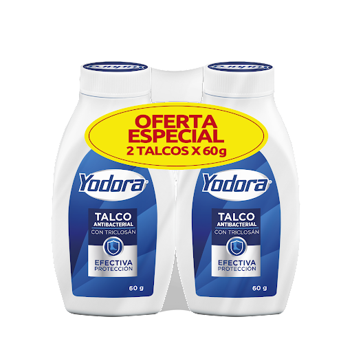 Talco Antibacterial   Yodora Oferta x 2 Und