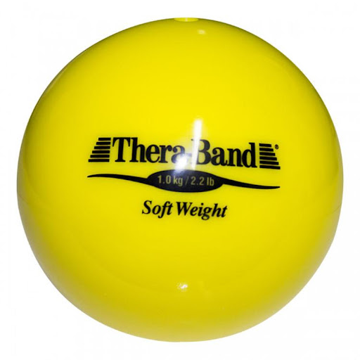 Bola De Peso 1.0 Kg. Yellow Theraband UN x 1 Bola de peso compacta y funcional, perfecta para fortalecimiento, entrenamiento funcional y rehabilitación de diversas zonas del cuerpo. Su superficie suave y diseño ergonómico facilitan el agarre, si
