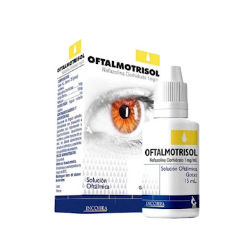 Oftalmotrisol Nafazolina 0.1% Incobra Gotas Frasco x 15 ml  