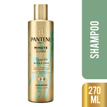**Shampoo Pantene Minute Miracle Bambu x 270Ml  