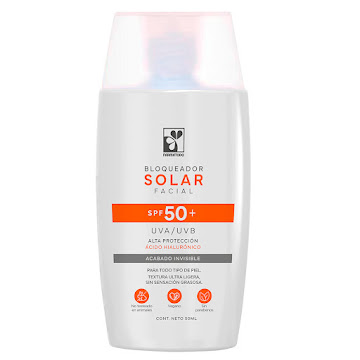 Bloqueador Solar Facial   Farmatodo Spf 50+ Acabado Invisible Ácido Hialurónico x 50 ml  