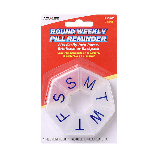 Pastillero Semanal Octagonal Aculife x 1 und