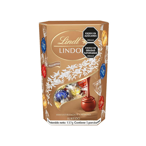 Chocolate Surtido Lindt Lindor Caja x 137 gr