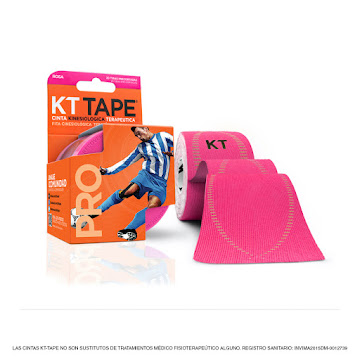 Cinta Kt Tape Pro Deportiva Elástica Sintética Rosa Pre Cortada x 20 Tiras  