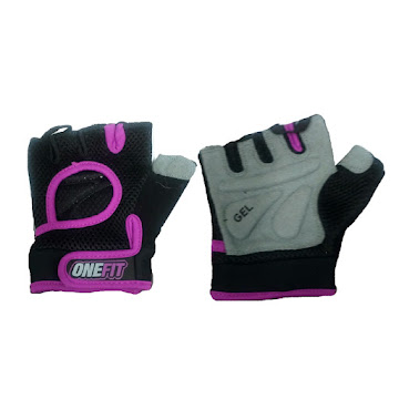 Solo Online Guantes Deportivos 1580   Negro Morado Zona Cardio Talla M Onefit  X1 Und 