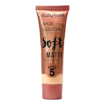Base Líquida Ruby Rose Soft Matte Beige #5 x 29ml  