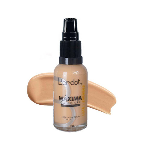 BASE MAXIMA COBERTURA CON ACIDO HIALURONICO BARDOT 30 GR x 1 BASE MÁXIMA COBERTURA ALMENDRA