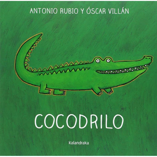 Cocodrilo -formato Grande- (t.d) Kalandraka Libro x 1.0 Un extravagante cocodrilo verde que se sube en un baúl, en un castillo, en una piedra... Ahora en un mayor tamaño para mediadores y docentes, este poema acumulativo y lleno de colores para ser leído y