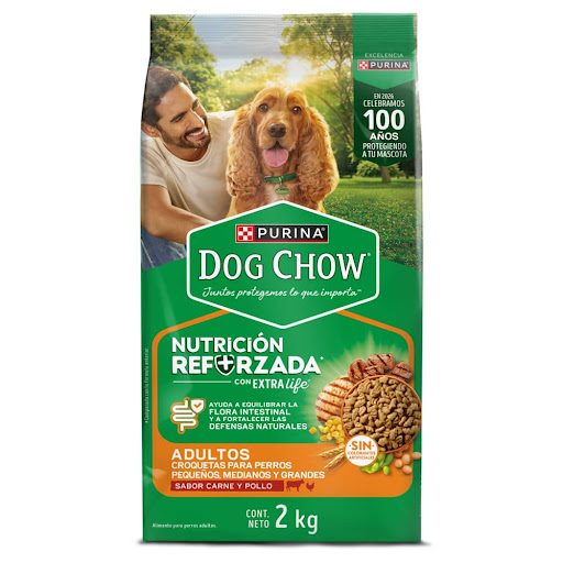 Alimento Para Perros Dog Chow Adultos Sabor Carne Y Pollo Bolsa x 2 kg