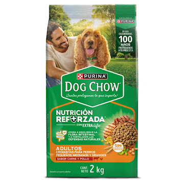 Alimento Para Perros Dog Chow Adultos Sabor Carne Y Pollo Bolsa x 2 kg  
