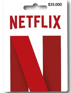 Tarjeta Recarga Netflix  $35,000  