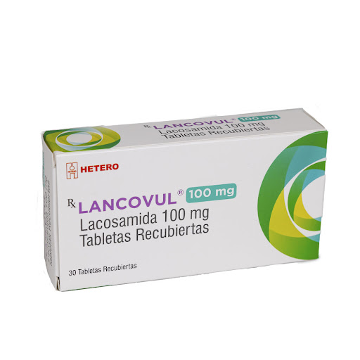 Lancovul Lacosamida 100mg Caja x 30 Tabletas