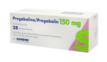Pregabalina 150 mg Sandoz Caja x 28 Cápsulas  
