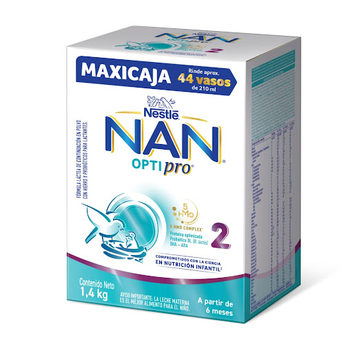 Fórmula Infantil Nan 2 Optipro Hmo Caja x 1400 gr