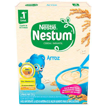 Cereal Infantil Nestum Arroz +Probioticos x 350 gr  