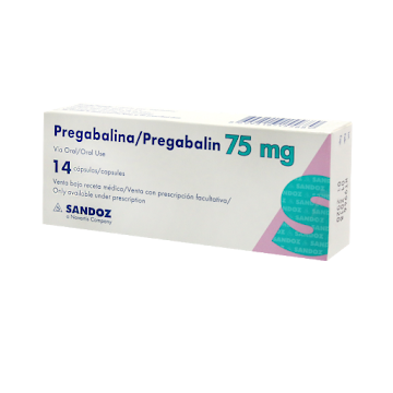 Pregabalina 150 mg Sandoz Caja x 14 Cápsulas  