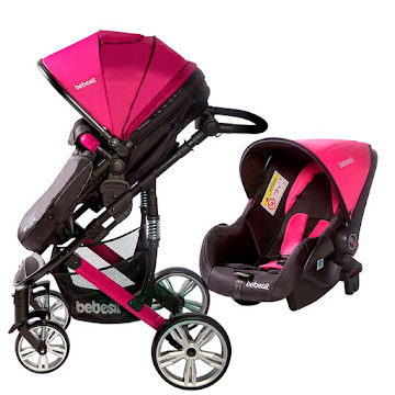 Solo Online Coche Con Portabebe   Bebesit Quest Color Rosado X 1 Unidad 