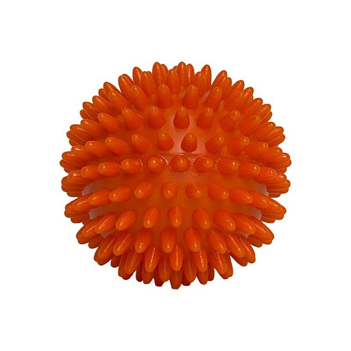 Bolas Para Masajes Recovery 6 cm Orange Recovery UN x 1 Es una herramienta de masaje manual con púas diseñada para liberar la tensión muscular en todo el cuerpo. Su textura promueve la estimulación sensorial, favoreciendo la relajación y recuperación muscu