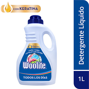 Detergente Woolite Triple Protección Líquido Para Ropa x 1 lt  