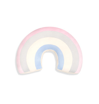 Cojín En Forma De   Arcoiris En Poliéster Y Relleno Algodón Hipoalargénico X1und 