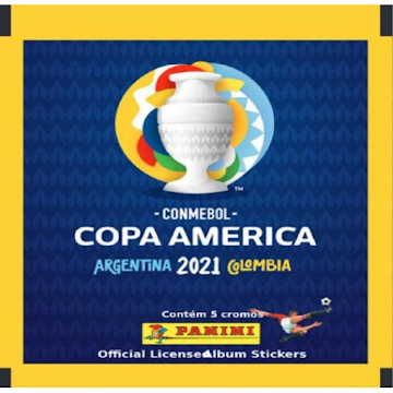 Sobres Panini Copa América 2021 x 5 Láminas  