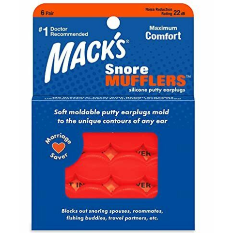 Tapones Macks En Silicona Para Oídos Caja x 6 und