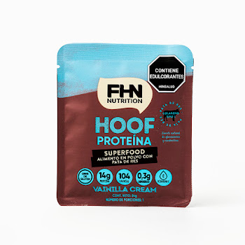 Proteína En Polvo Hoof Powder Protein FHN Sabor Vainilla Cream Sachet x 24 gr  