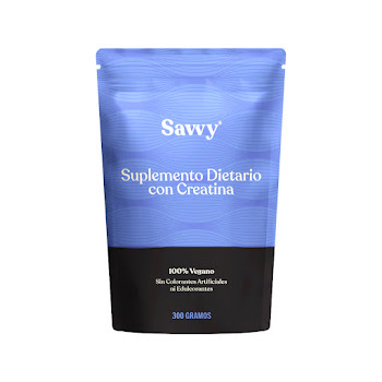 Suplemento Dietario Savvy con Creatina Monohidratada Bolsa x 300 gr  