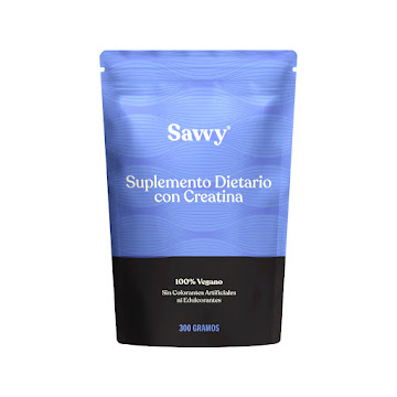 Suplemento Dietario Savvy con Creatina Monohidratada Bolsa x 300 gr  