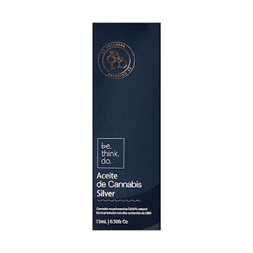 Aceite De Cannabis 1500 mg Be Think Do Silver Cannabidiol 0,1% Frasco x 15 ml  