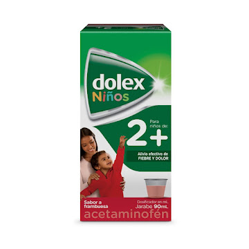 Dolex Niños 2+ Acetaminofén 160 mg Frasco x 90 ml  