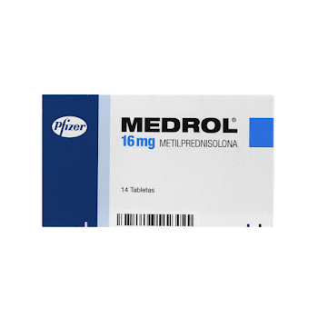 Medrol Metilprednisolona 16 mg Caja x 14 Tabletas  