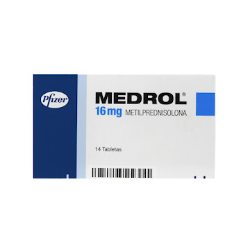 Medrol Metilprednisolona 16 mg Caja x 14 Tabletas  