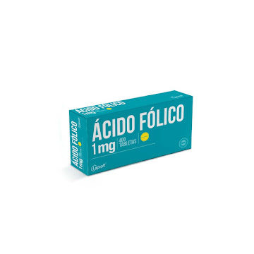 Ácido Fólico 1 mg Laproff Caja x 400 Tabletas  