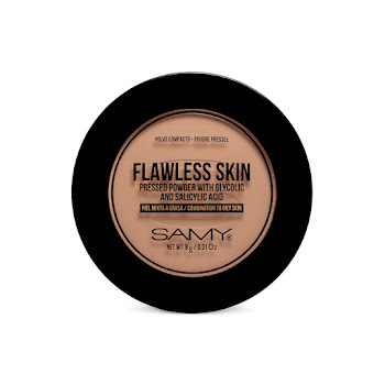 Polvo Samy Compacto Piel Mixta #04 Medium Tan x 9 gr  