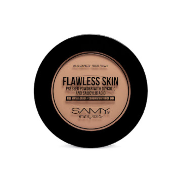 Polvo Samy Compacto Piel Mixta #04 Medium Tan x 9 gr  