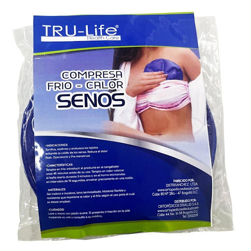 COMPRESA FRIO CALOR SENOS L/XL (PAR) TRULIFE Bolsa x 2 