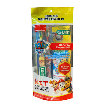 Kit Gel Dental Paw Patrol Gum x 75 ml + Cepillo x 2 und  