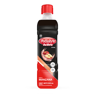 Suero Rehidratante Pedialyte Active Manzana Frasco x 500 ml  