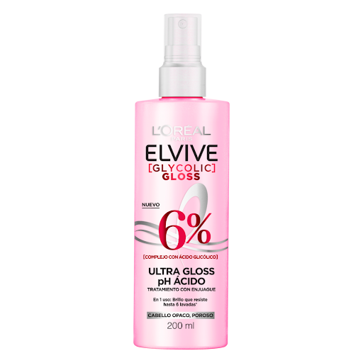 Tratamiento Capilar   Elvive Glycolic Gloss x 200 ml