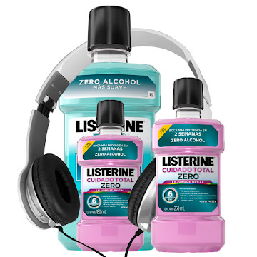 Oft Enjuagues Listerine   Zero X500ml+Zero Cuidado Total X250ml (Medios  