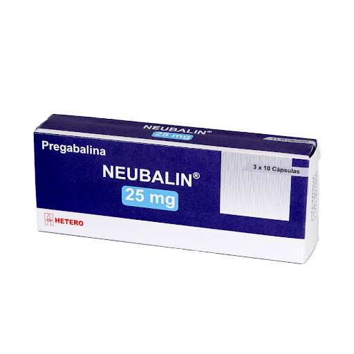Nuebalin Pregabalina 25mg Caja x 30 Cápsulas