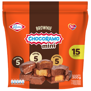 Brownie Ramo Choco Brownie Mini Sabores Surtidos x 15 und  