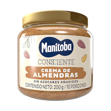 Crema De Almendras Manitoba Consciente x 200 gr  