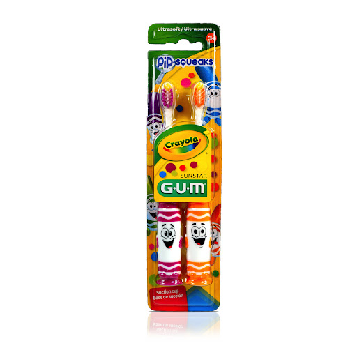 Cepillo Dental Crayola Gum Pipsqueaks x 2 und