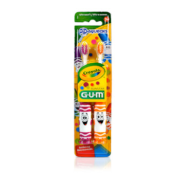 Cepillo Dental Crayola Gum Pipsqueaks x 2 und  