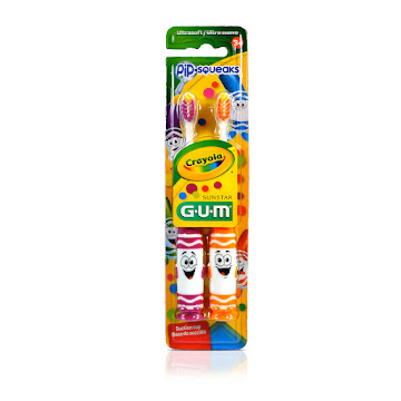 Cepillo Dental Crayola Gum Pipsqueaks x 2 und  
