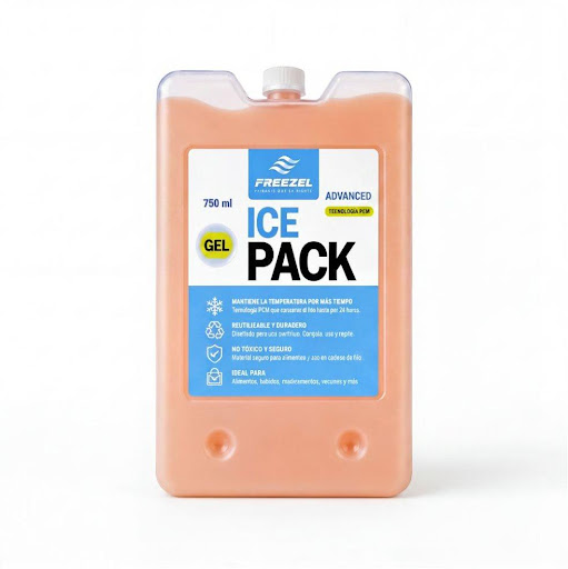 Pila de frío Medicamentos Freezel 750ml 1 unidad FREEZEL Botella x 1 Pila de frío reutilizable Freezel para conservar medicamentos, insulina, vacunas y productos termosensibles. Ayuda a mantener la cadena de frío durante el transporte y almacenamiento.
