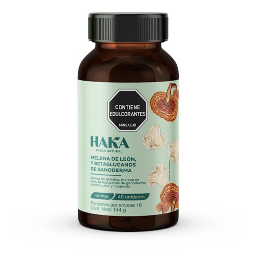 Gomas con Melena de León y Reishi Haka Gomas  x 144 gr