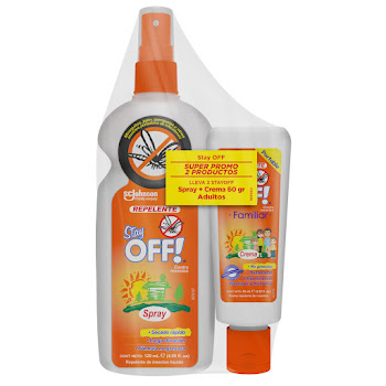 Repelente Stay Off   Adultos x 120 ml + Crema Stay Off Adultos x 60 gr  